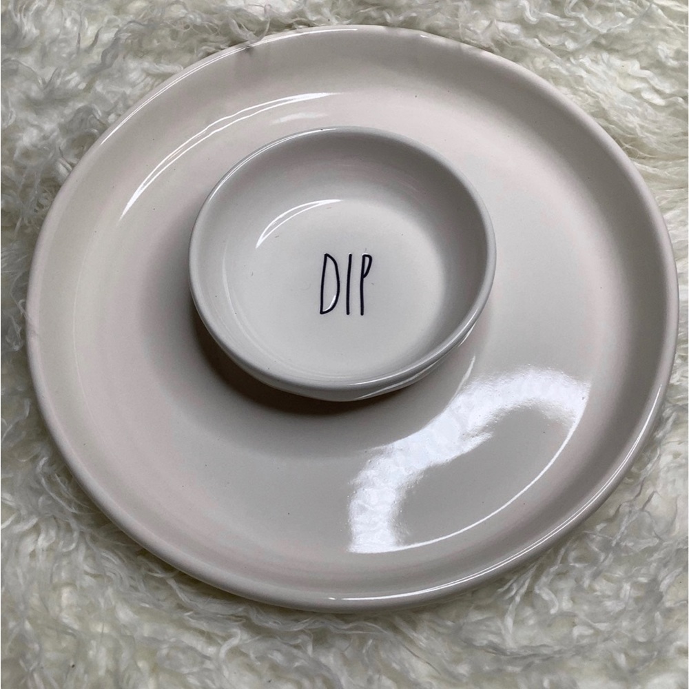 🆕~ Rae Dunn DIP Appetizer platter tray